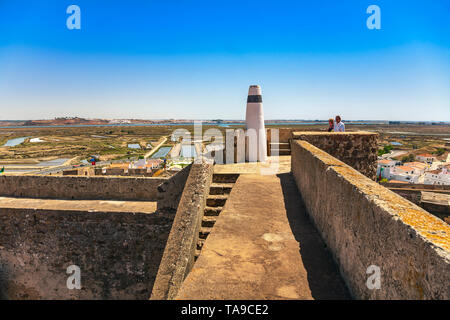 Wand in Castro Marim. Algarve. Portugal Stockfoto