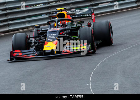 Monte Carlo / Monaco - 23/05/2019 - #10 Pierre GASLY (FRA, Red Bull Racing, RB 15) während des RP1 vor der 2019 beim Grand Prix von Monaco Stockfoto