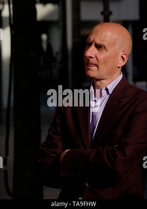 Exeter, Großbritannien. 22. Mai, 2019. Labour Party Rally in Bedford Street und Hustings am Exeter Kathedrale. Herr Andrew Adonis MDEP Kandidat für die Arbeit. Credit: Anthony Collins/Alamy leben Nachrichten Stockfoto