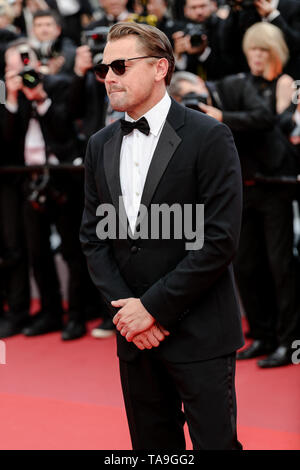 Cannes, Frankreich. 22. Mai, 2019. Leonardo DiCaprio kommt zur Premiere von "ROUBAIX, UNE LUMIÈRE (OH BARMHERZIGKEIT!)", die im Rahmen der 2019 Cannes Film Festival am 22.Mai 2019 im Palais des Festivals in Cannes, Frankreich. (Credit: Lyvans Boolaky/Image Space/Medien Punch)/Alamy leben Nachrichten Stockfoto