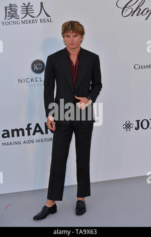 Antibes, Frankreich. 23 Mai, 2019. ANTIBES, Frankreich. Mai 23, 2019: Jordanien Barrett an der amfAR Gala Cannes Veranstaltung im Hotel du Cap d'Antibes. Foto: Paul Smith/Alamy leben Nachrichten Stockfoto