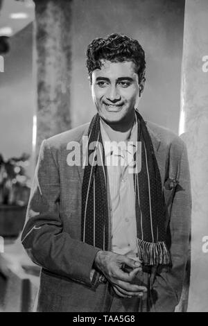 Dev Anand , indischer Bollywood-Filmschauspieler, Indien, Asien, 1954, alter Jahrgang 1900er Stockfoto