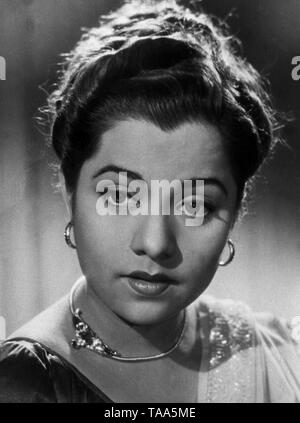 Indische Bollywood Schauspielerin Usha Kiran, Indien, Asien, 1952 Stockfoto