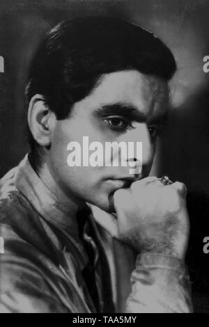 Dilip Kumar, indischer Schauspieler, Yusuf Khan, Tragedy King, The First Khan, Indien, Asien, 1955, altes Bild des Jahrgangs 1900 Stockfoto