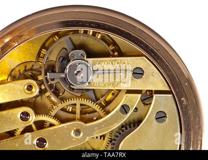 Steampunk Taschenuhr Bronze - Mechanische Skelettuhr Mit Aufziehbarer Bewegung