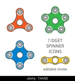 Fidget hand Spinner Stock Vektor