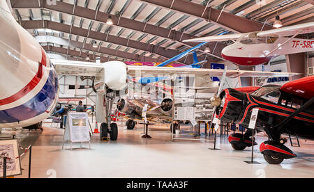 Das Luftfahrtmuseum, Akureyri, Island Stockfoto