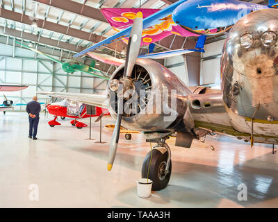 Das Luftfahrtmuseum, Akureyri, Island Stockfoto