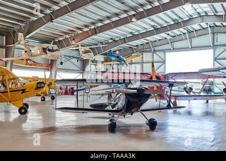 Das Luftfahrtmuseum, Akureyri, Island Stockfoto