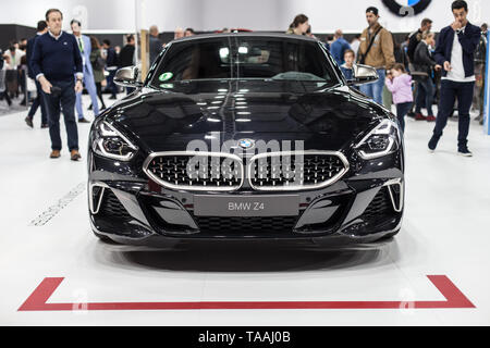 Barcelona, Spanien - 19. Mai 2019: BMW Z4 Roadster vorgestellt im Automobil 2019 in Barcelona in Barcelona, Spanien. Stockfoto