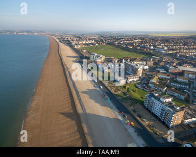 Luftaufnahmen von Seaford, East Sussex, Großbritannien Stockfoto