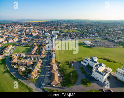 Luftaufnahmen von Seaford, East Sussex, Großbritannien Stockfoto