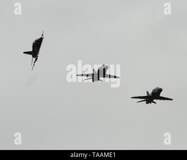 Flugzeuge im Norden von Wales Stockfoto