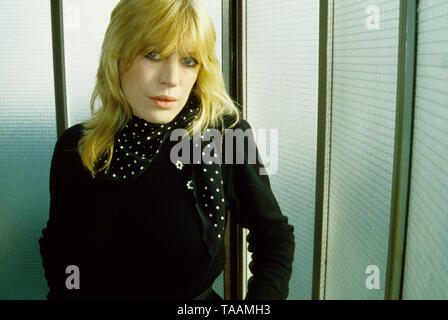 London - 1976, Marianne Faithfull, (Foto Gijsbert Hanekroot) Stockfoto