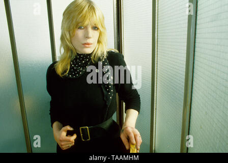 London - 1976, Marianne Faithfull, (Foto Gijsbert Hanekroot) Stockfoto