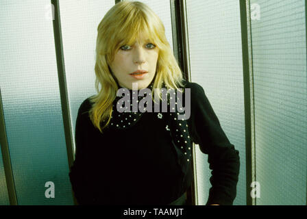 London - 1976, Marianne Faithfull, (Foto Gijsbert Hanekroot) Stockfoto