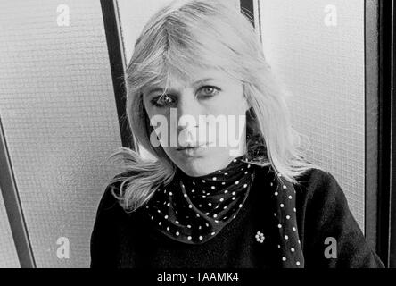 London - 1976, Marianne Faithfull, (Foto Gijsbert Hanekroot) Stockfoto