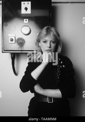 London - 1976, Marianne Faithfull, (Foto Gijsbert Hanekroot) *** Local Caption *** Marianne Faithfull Stockfoto