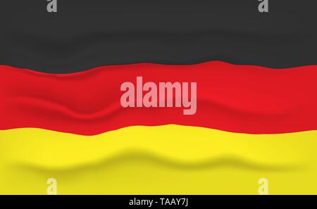 Flagge von Deutschland Stock Vektor