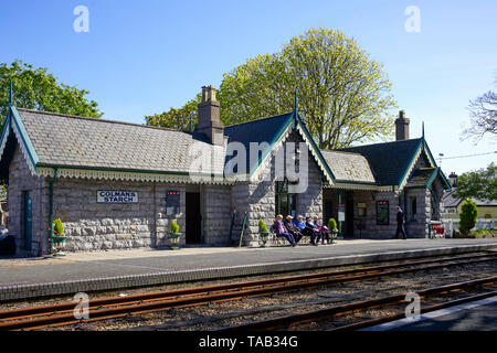 Castletown Station auf dem Erbe Steam Railway, von der Insel Man Stockfoto