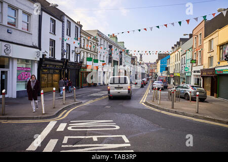 Blick auf die Hauptstraße von Sligo, Irland Stockfoto