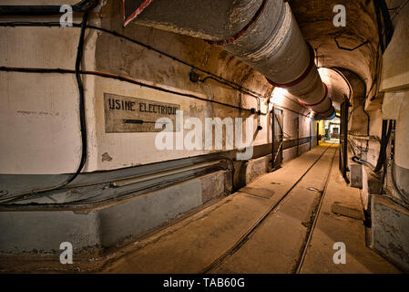 Die Maginot-linie, Ligne Maginot-Four ein Chaux (Alsace-France) Weltkrieg Geschichte Stockfoto