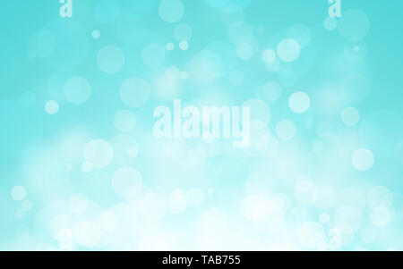 Blau bokeh Hintergrund Stockfoto