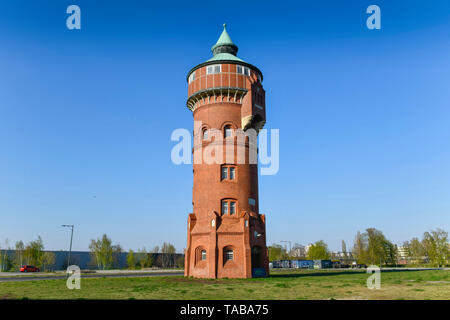 Alten Wasserturm, der Marien Park, Lankwitzer Straße, der Marien Dorf, Temple Court schöne Berg, Berlin, Deutschland, Alter Wasserturm, Marienpark, Lankwi Stockfoto