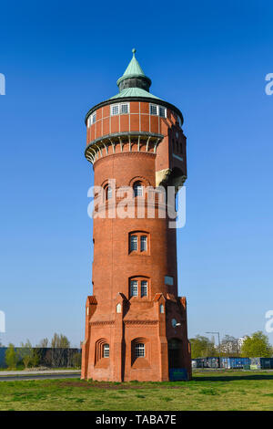 Alten Wasserturm, der Marien Park, Lankwitzer Straße, der Marien Dorf, Temple Court schöne Berg, Berlin, Deutschland, Alter Wasserturm, Marienpark, Lankwi Stockfoto