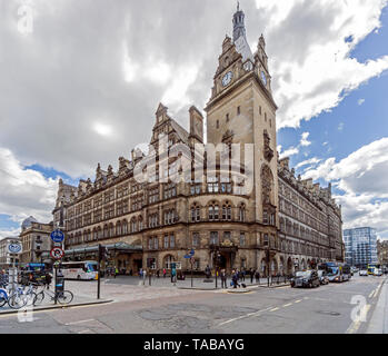 Hauptbahnhof von Glasgow an der Ecke Hope Street und Gordon Street in Glasgow Schottland Großbritannien Stockfoto