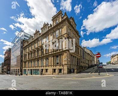 Bürogebäude an der Ecke der Wellington Street und West George Street mit Reed Glasgow in Glasgow Schottland Großbritannien Stockfoto