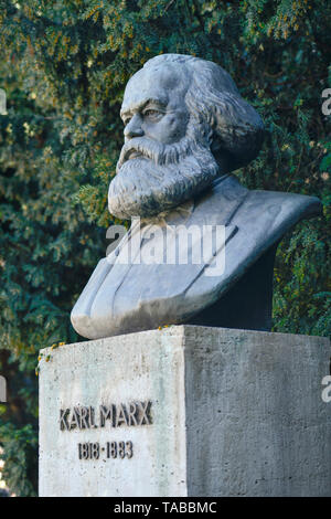 Karl Marx Monument, Strausberger Platz, Friedrich Grove, Berlin, Deutschland, Karl-Marx-Denkmal, Strausberger Platz, Friedrichshain, Deutschland Stockfoto