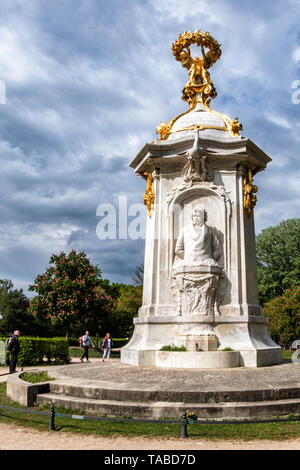 Musiker, Beethoven Haydn Mozart, Denkmal des Bildhauers Rudolf Siemering im Tiergarten, Berlin Stockfoto