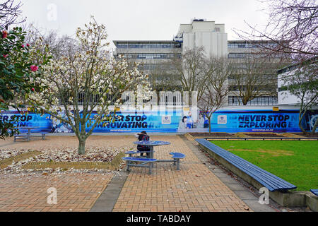 AUCKLAND, Neuseeland - 5 Aug 2018 - Blick auf dem Campus der Universität von Auckland, die größte Universität in Neuseeland. Stockfoto