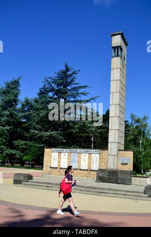 Das Denkmal für die Gefallenen in Kasanlak. Provinz von Stara Zagora BULGARIEN Stockfoto