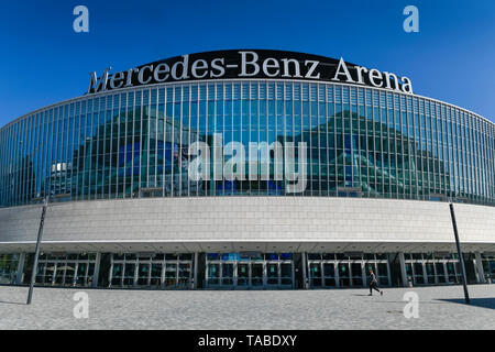 Mercedes-Benz Arena, Mercedes, Friedrich Grove, Berlin, Deutschland, Mercedes-Benz Arena, Mercedes-Platz, Friedrichshain, Deutschland Stockfoto