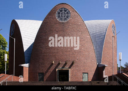 St. Engelbert Kirche im Stadtteil Riehl, Architekten Dominikus Böhm, Köln, Deutschland. St. Engelbert Kirche in Koeln-Riehl, Architekt Dominikus Boe Stockfoto