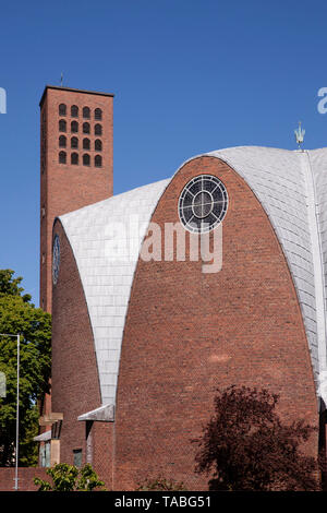 St. Engelbert Kirche im Stadtteil Riehl, Architekten Dominikus Böhm, Köln, Deutschland. St. Engelbert Kirche in Koeln-Riehl, Architekt Dominikus Boe Stockfoto