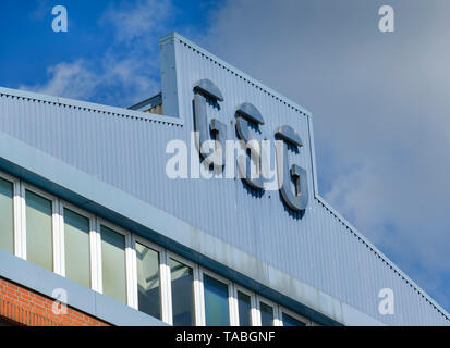 GSG Hof, Reuchlinstrasse, Imperial Augusta Avenue, Moabit, Mitte, Berlin, Deutschland, GSG-Hof Reuchlinstraße, Kaiser-Augusta-Allee, Mitte, Stockfoto