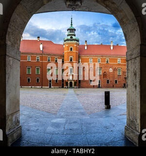 Das königliche Schloss in Warschau, Polen, Europa Stockfoto