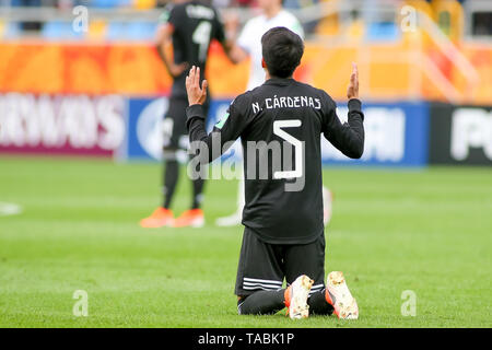 Gdynia, Polen, 23. Mai 2019, Naelson Cardenas, nach dem Match Mexiko v Italien - FIFA U-20 WM Polen 2019, Gdynia, Polen, Kredit: Tomasz Zasinski/Alamy leben Nachrichten Stockfoto