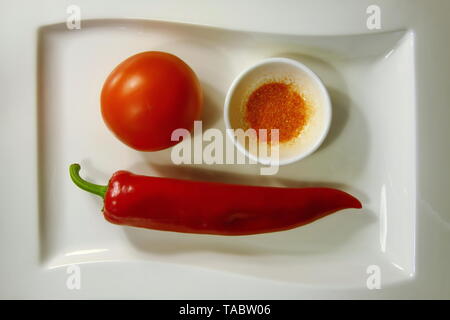 Red chili wichtige Zutat in der Küche Stockfoto