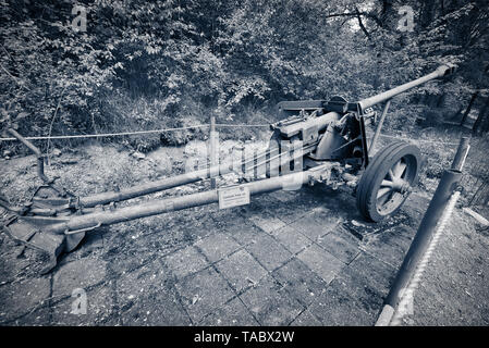 Die Maginot-linie, Ligne Maginot-Four ein Chaux (Alsace-France) Weltkrieg Geschichte Stockfoto