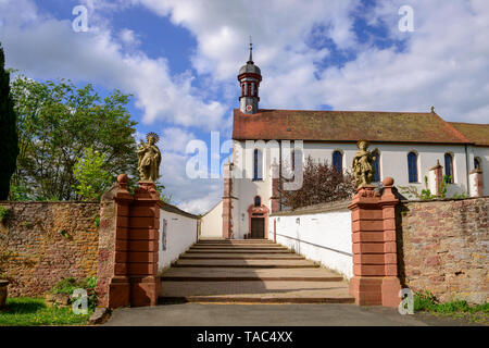 Deutschland, Bayern, Franken, Unterfranken, Schoenau, Gemünden am Main, Franziskanerkloster Stockfoto
