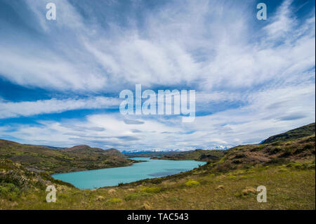 Chile, Patagonien, Torres del Paine Nationalpark, Scenic Stockfoto
