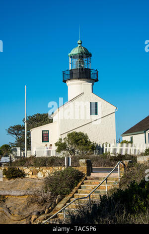 USA, Kalifornien, San Diego, Point Loma Lighthouse, Cabrillo National Monument Stockfoto