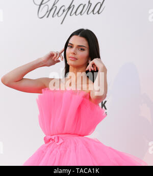 Cannes, Antibes, Frankreich. 23. Mai 2019. Kendall Jenner besucht die amfAR Gala in Cannes 2019 im Hotel du Cap-Eden-Roc (Credit: Mickael Chavet/Zuma/Alamy Live-Nachrichten) Stockfoto