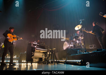 Glasgow, UK. 23. Mai 2019. Jack Savoretti im Konzert an der 02 Akademie in Glasgow. Credit: Colin Fisher/Alamy leben Nachrichten Stockfoto