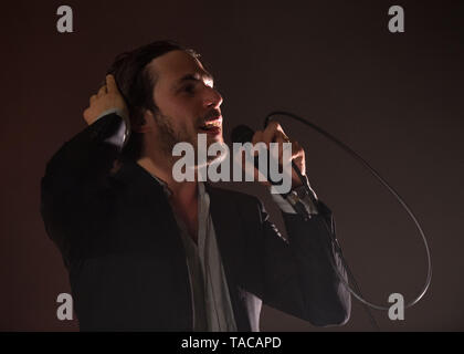 Glasgow, UK. 23. Mai 2019. Jack Savoretti im Konzert an der 02 Akademie in Glasgow. Credit: Colin Fisher/Alamy leben Nachrichten Stockfoto