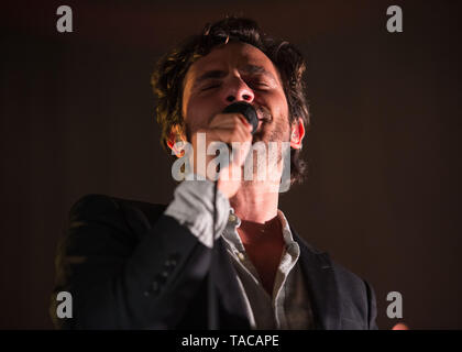 Glasgow, UK. 23. Mai 2019. Jack Savoretti im Konzert an der 02 Akademie in Glasgow. Credit: Colin Fisher/Alamy leben Nachrichten Stockfoto